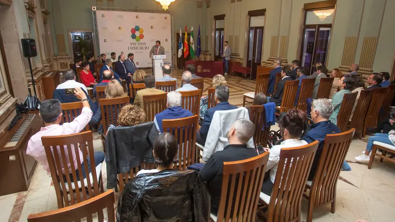 Acto de entrega de los Premios al  Comercio