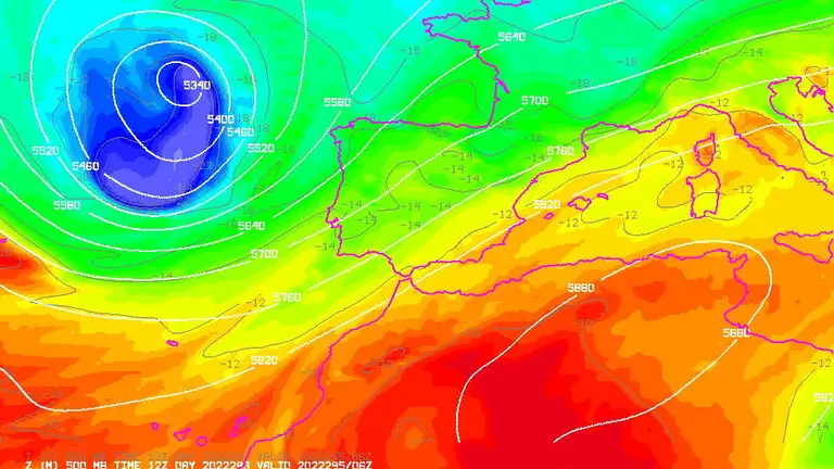 Nueva borrasca prevista para este fin de semana en Huelva