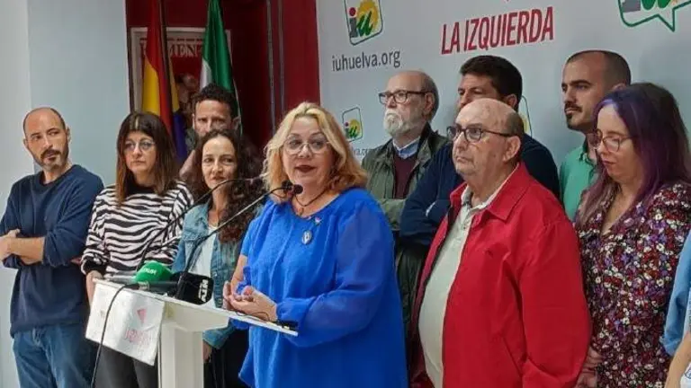 Mónica Rossi anuncia su candidatura a la Alcaldía de Huelva.