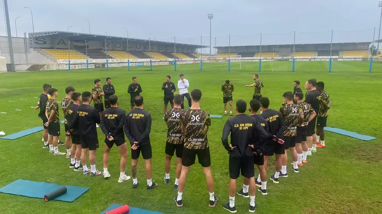 El San Roque de Lepe a su vuelta de Alzira.