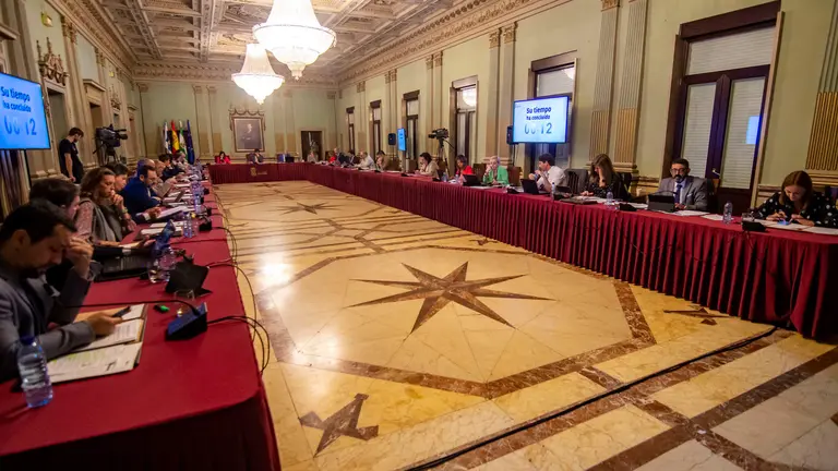 Momento del Pleno celebrado este martes 25 de Octubre