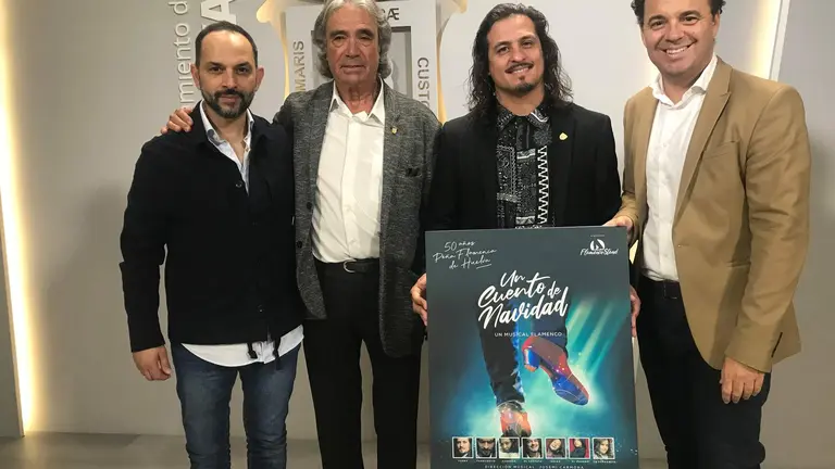 El bailaor flamenco 'Farruquito' durante la presentación del musical