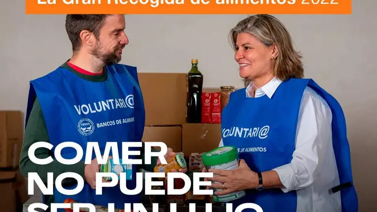 Cartel de la campa&ntilde;a del Banco de Alimentos