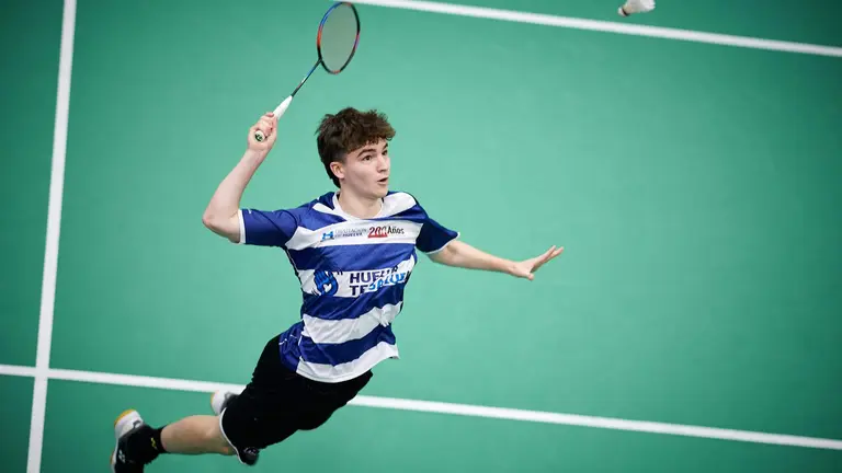 Álvaro Morán en acción.