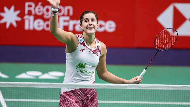 Carolina Marín en París.