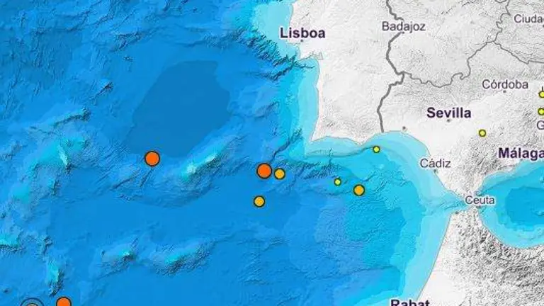 Zona de detecci&oacute;n del sismo de la pasada madrugada.