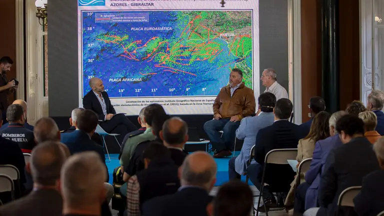 Mapa de riesgo s&iacute;smico presentado hoy mismo en Huelva,