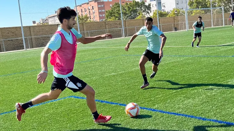 Fran Ávila con el Recreativo.