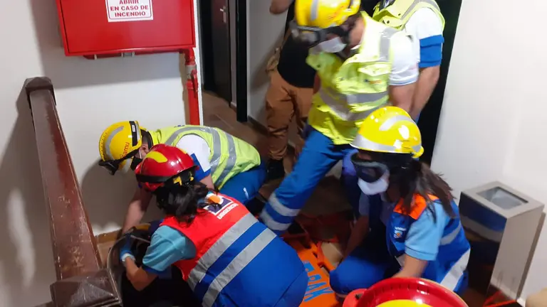 Simulacro reciente de tsunami en Huelva