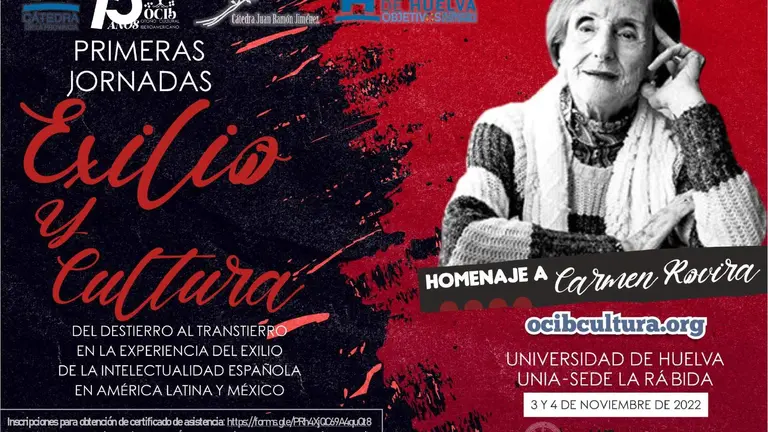 Cartel Jornadas en la UHU.