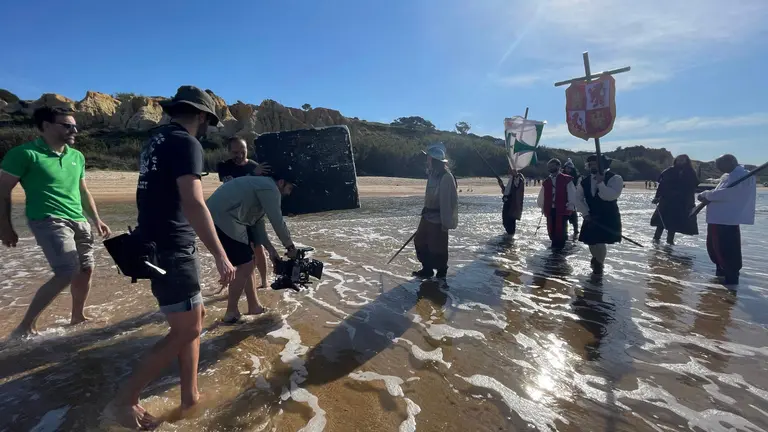 Rodaje del fil Colón