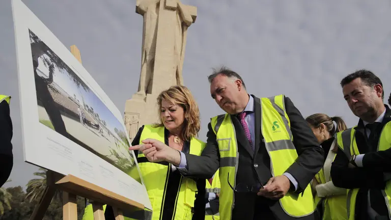 Primera piedra obras  Entorno Colon APH