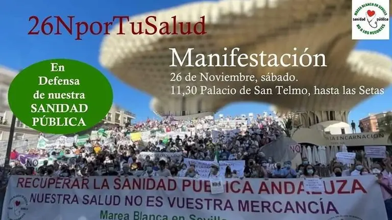 Cartel con la convocatoria andaluza