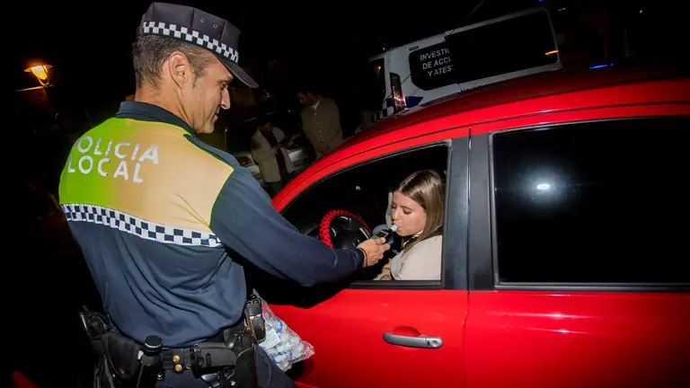 Control de alcoholemia al azar en Huelva