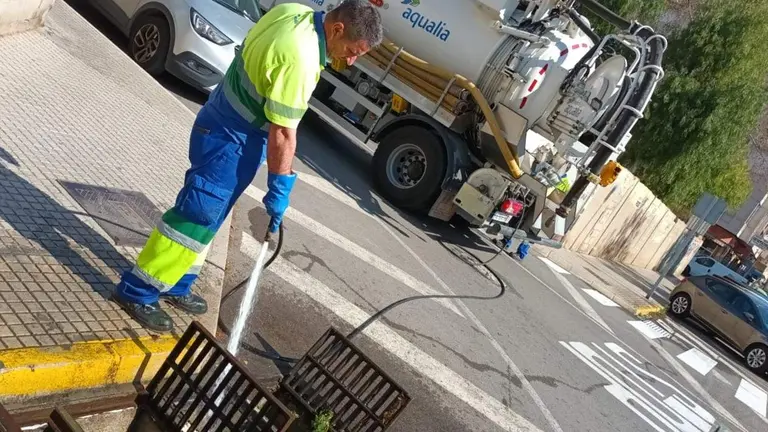 Limpieza red de saneamiento