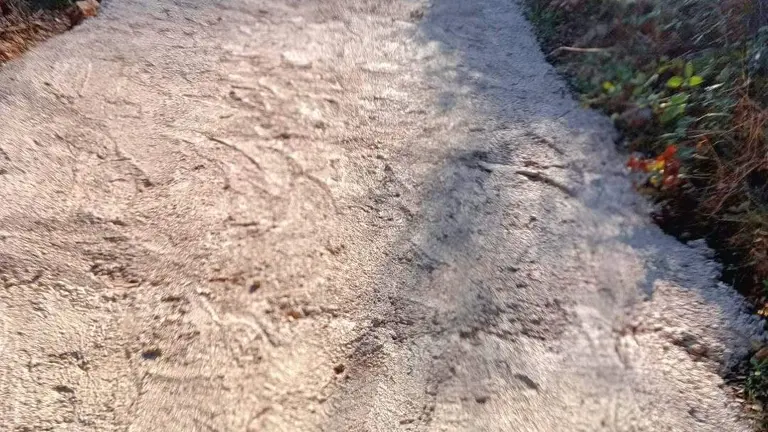 Aspecto que presenta el camino en la actualidad