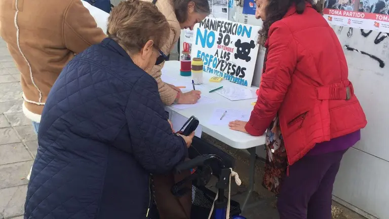 Campa&ntilde;a de recogida de firmas contra el plan de Fertiberia