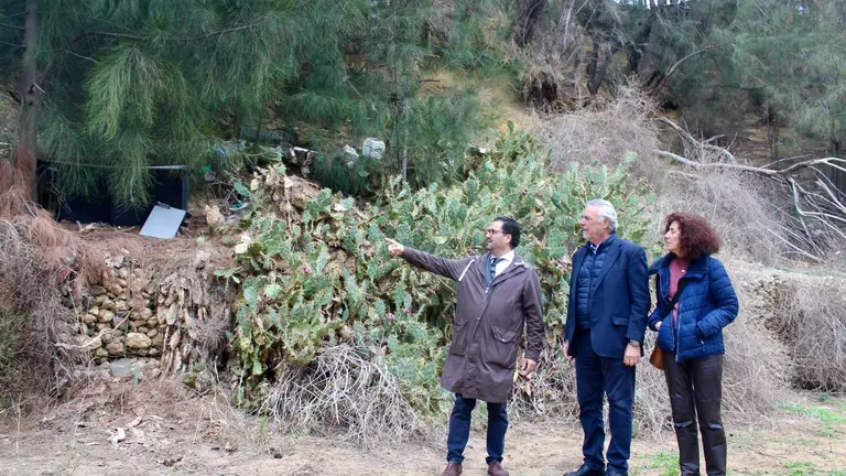 Visita del PP al parque