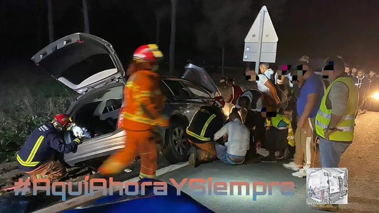 Las asistencias atienden a los heridos