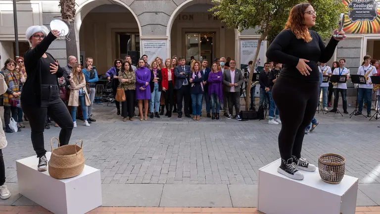 Performance a las puertas de la Diputación