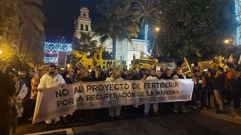 Salida de la manifestación de La Merced.