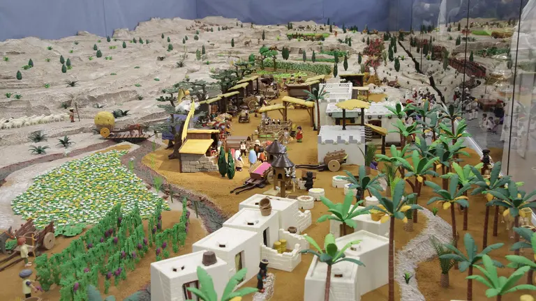 Belén de Playmobil en la Hermandad Matriz