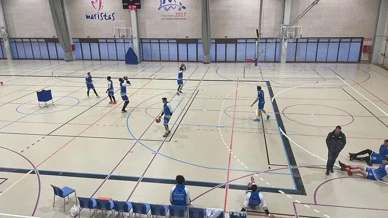 El Enrique Benítez en el Pabellón Polideportivo Maristas de Badajoz.