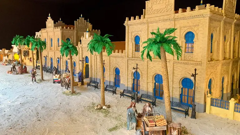 Belén municipal, un emotivo recuerdo de la Estación de Sevilla