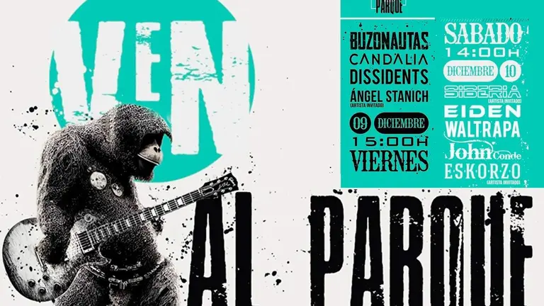 Cartel de Ven al Parque