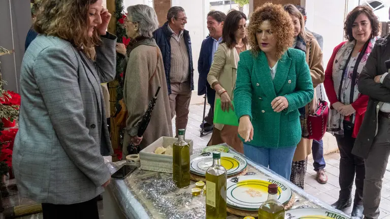 Muestra de aceite en la GRan Vía