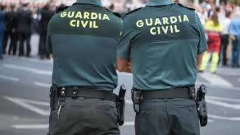 Dos agentes, de guardia