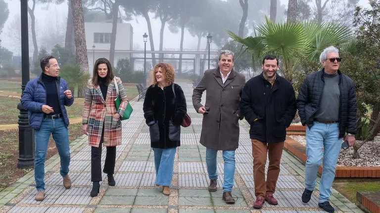 Visita a Hinojos para celebrar el encuentro con los alcaldes