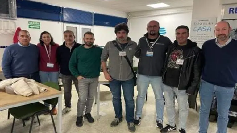 Lo delegados y delegadas sindicales de USO Huelva en Atlantic Copper