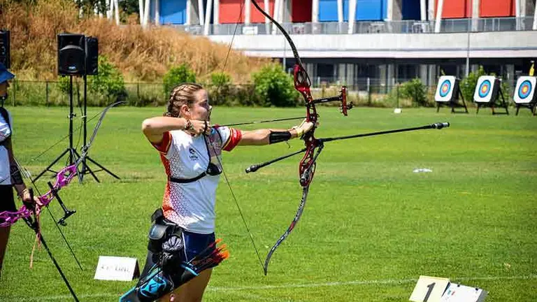 Leyre Fernández en acción.