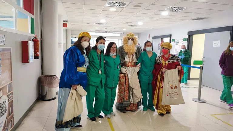 Los Reyes, en el Hospital