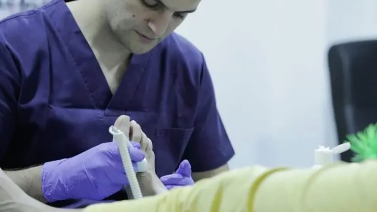 Tratamiento podólogo