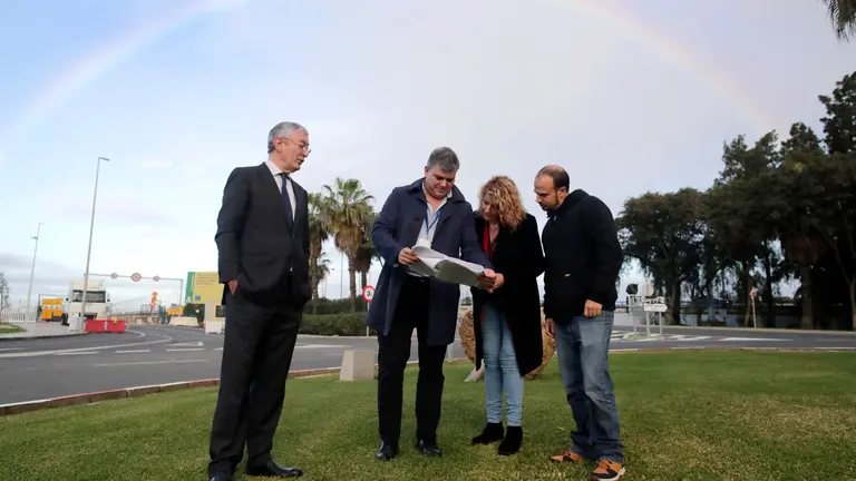 Miranda visita el lugar donde se ubicar&aacute; el mural a la Gamba