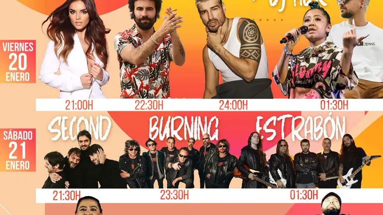 Cartel Conciertos San Sebastián 2023