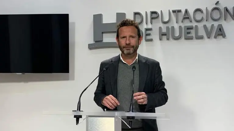David F. Calderón, portavoz IU en Diputación de Huelva