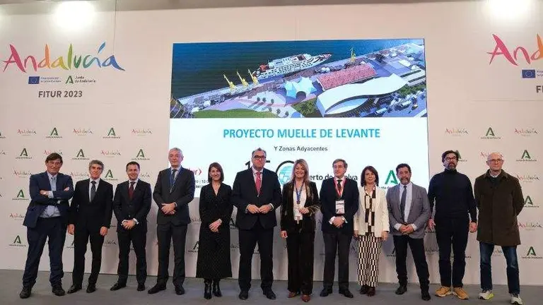 Acto de presentación del proyecto del Muelle de Levante