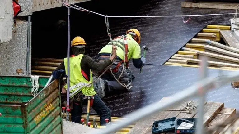 Trabajadores del sector de la construcción