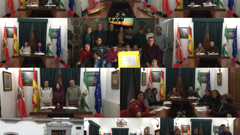 Resumen de apoyo a las asociaciones durante la firma de convenios