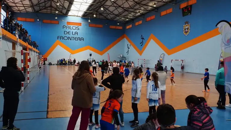 Polideportivo palermo en plena celebraci&oacute;n