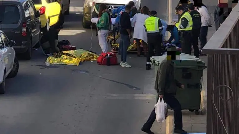 Atenci&oacute;n sanitaria urgente tras el incidente