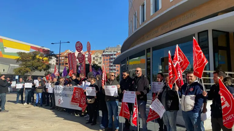 Protesta sindical ante la FOE, esta ma&ntilde;ana