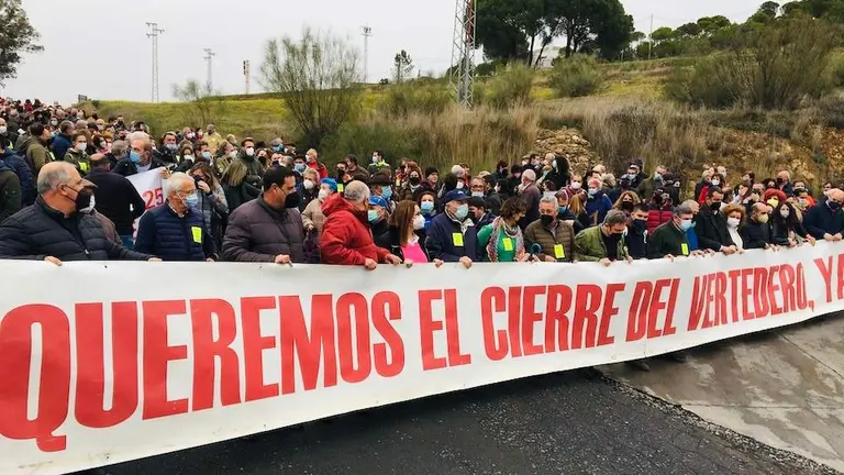 Protesta antivertedero