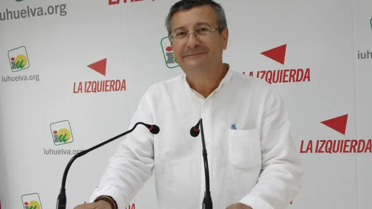 Sebastián Rivero candidato IU a la Alcaldía de Aljaraque