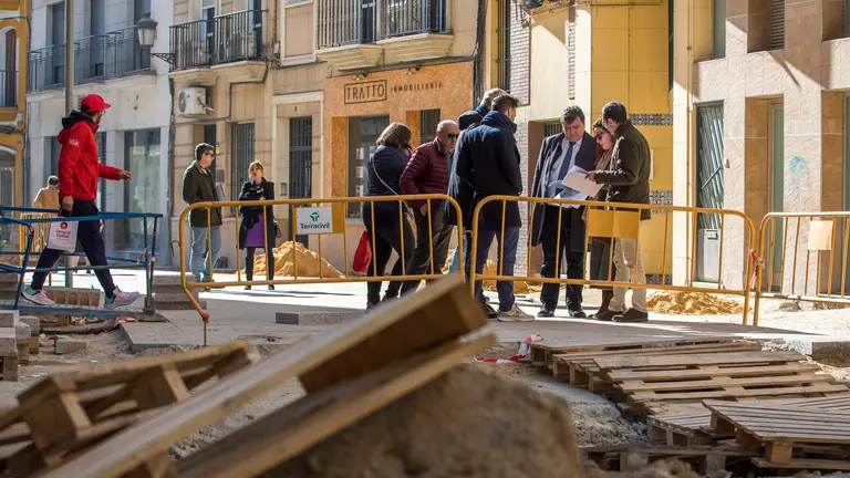 Visita obra calle Palos