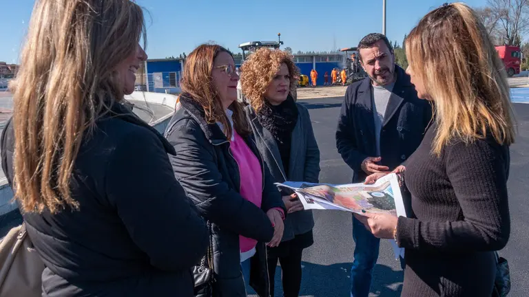 Visita de la presidenta a San Juan del Puerto