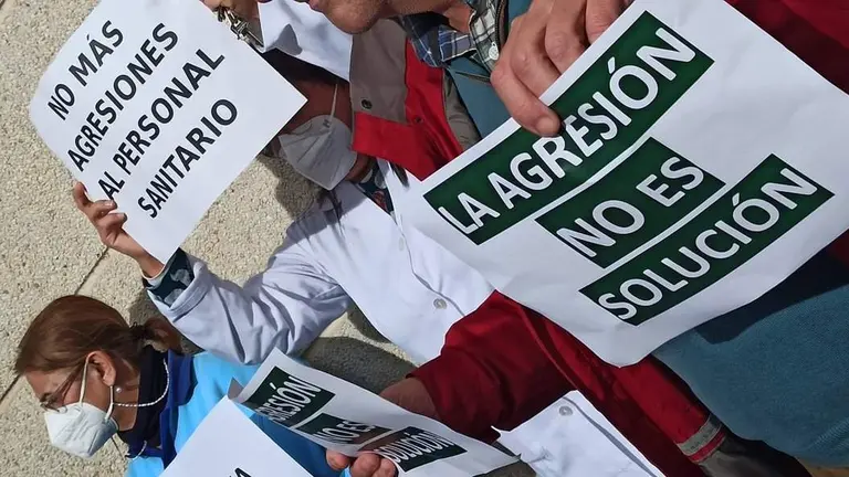 Protesta contra las agresiones